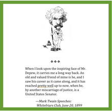 Load image into Gallery viewer, Mark Twain political quotations
